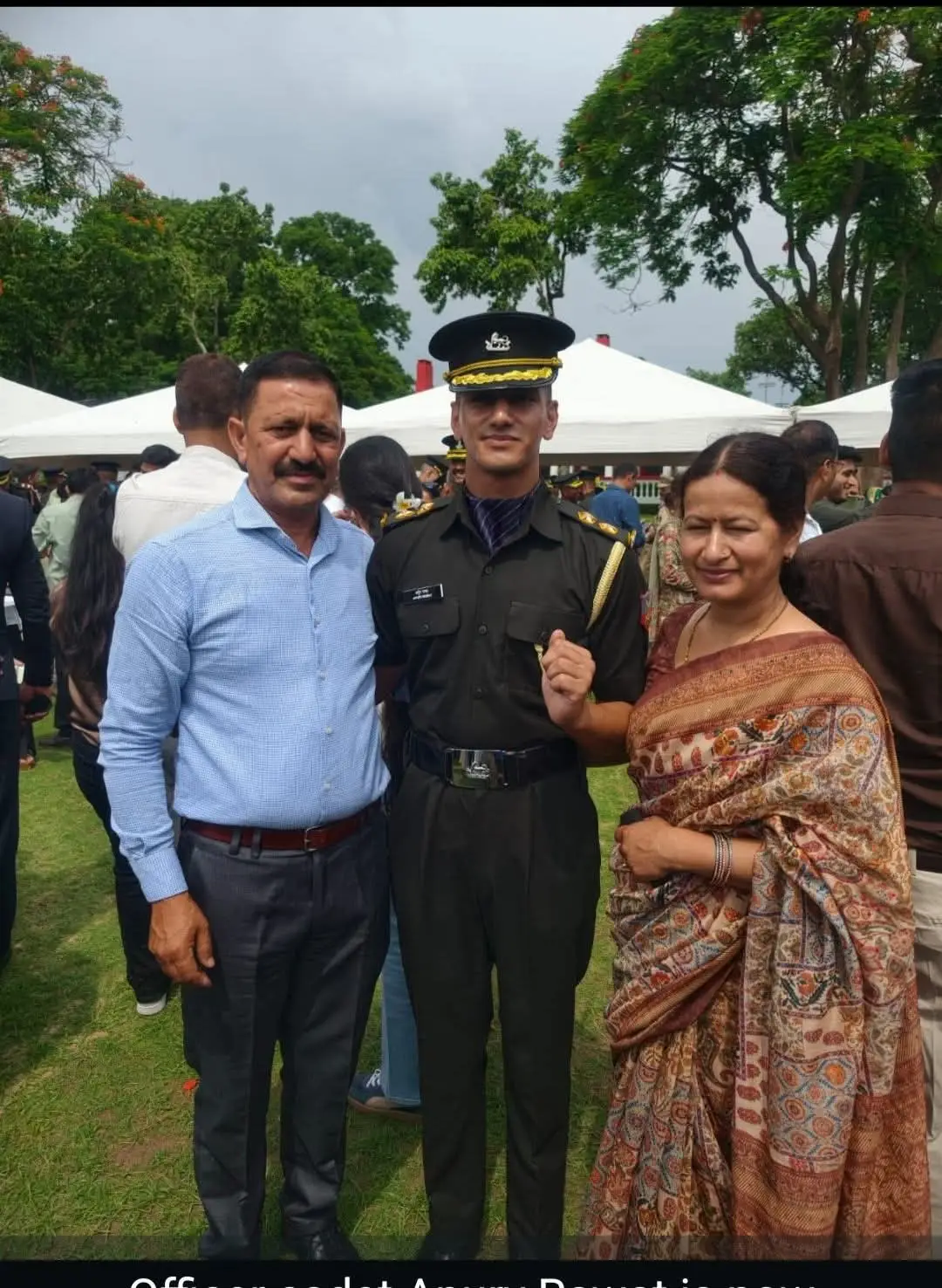 भारतीय सेना में लेफ्टिनेंट पद पर नियुक्त हुए देवर गांव निवासी अपूर्व रावत
