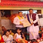 कार्तिक स्वामी धाम में आयोजित जलकलश यात्रा में शामिल हजारों श्रद्धालु